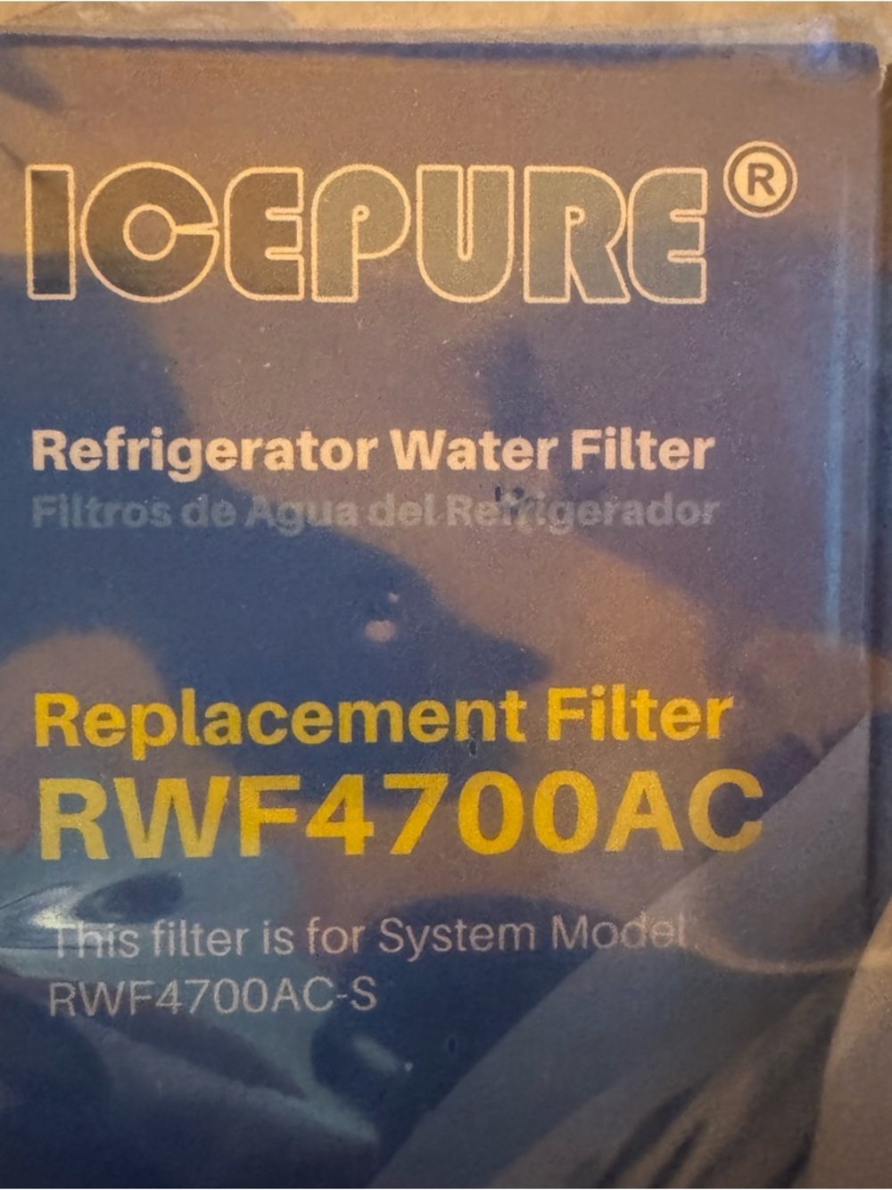 ICEPURE RWF4700AC Replacement Water Filter and Air Filters - 3 PACK